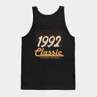 december 1992 birthday Tank Top